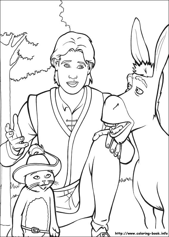 Shrek the Third coloring picture